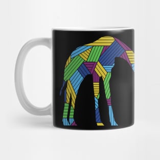 Funny giraffe colorful tshrit Mug